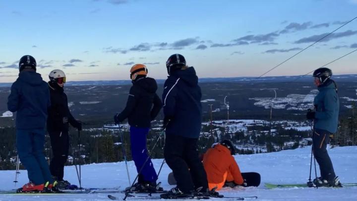 På ski